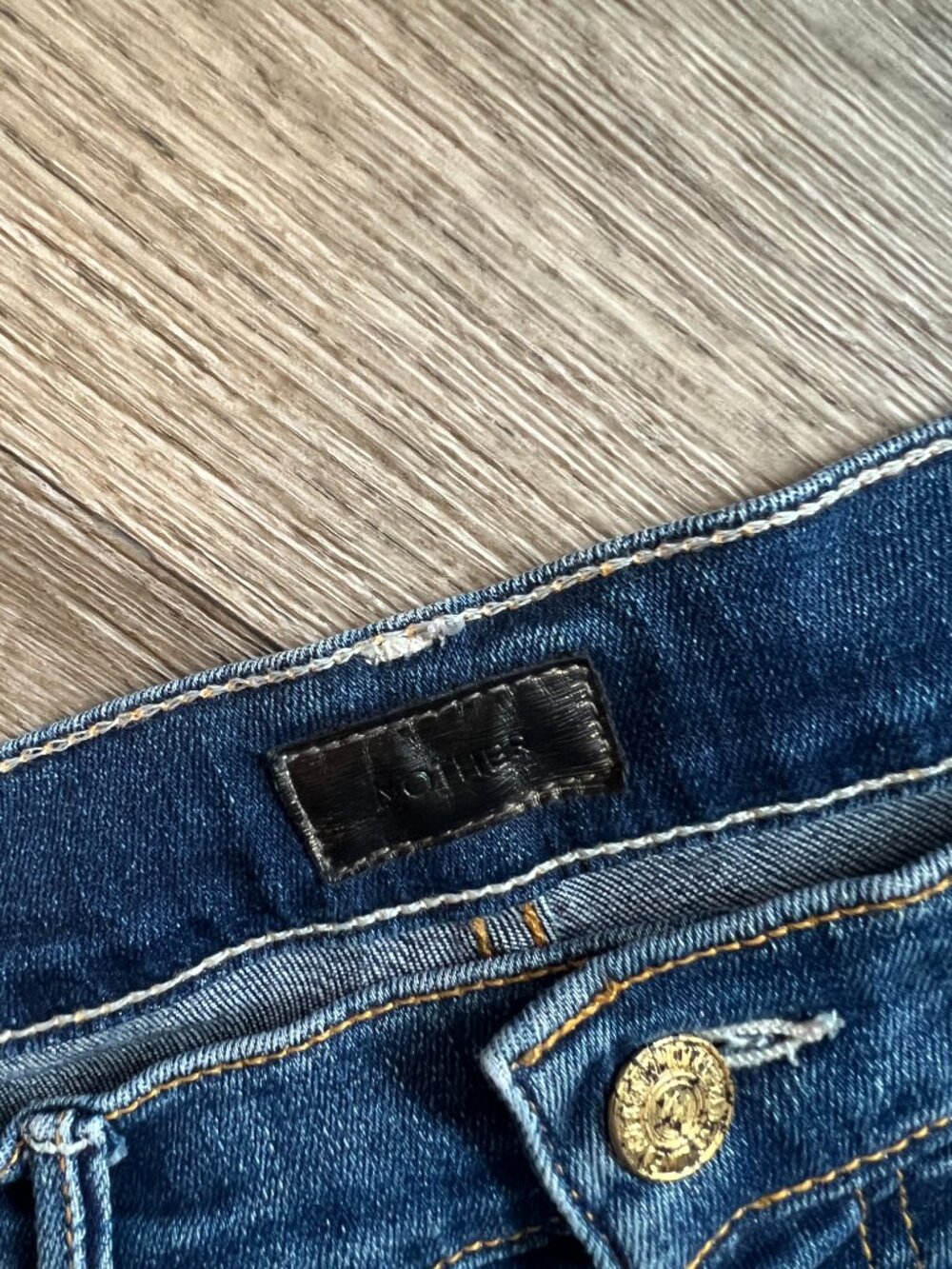 Mother insider step crop fray jeans size 28 - Picture 7 of 11